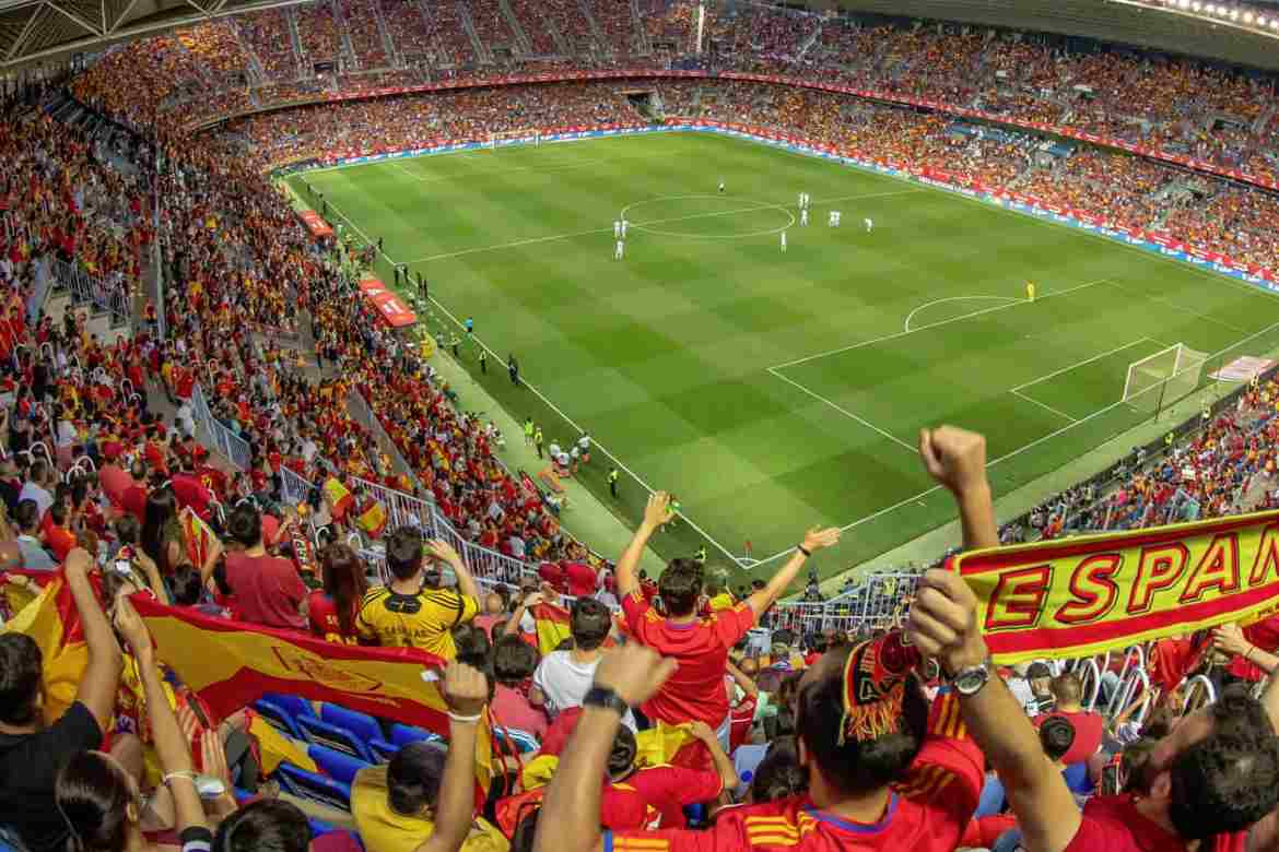 Partido españa en la rosaleda